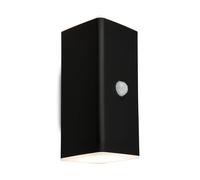 Applique Esterno Moderno Kona Plastica Nero Opaco Led Integrato 3,5W 3000K