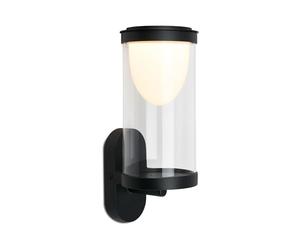 Briloner - Lampada da parete a LED senza collegamento elettrico touch, dimmerabile a passi, batteria ricaricabile, lampada da parete da esterno, illuminazione da parete da esterno, 24x12x10 cm, nero