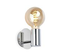 Applique Moderna Kosol Metallo Cromo 1 Luce E27