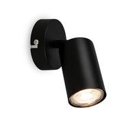 BRILONER - Lampada da parete orientabile per interni, attacco GU10, max. 9 W, lampada da lettura, lampada da soggiorno, lampada da parete, lampada da cucina, lampada da corridoio, applique da parete