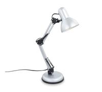 Briloner Pixa lampada da scrivania, regolabile, E14, bianco Briloner