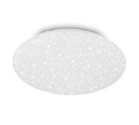 BRILONER - Lampada da soffitto a LED con cielo stellato, luce bianca neutra, lampada a LED, lampada da soffitto, lampada da soggiorno, lampada da cucina, illuminazione da soffitto, 38 x 7 cm, bianco