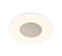 BRILONER - Lampada da soffitto a LED con decoro glitter, luce indiretta, 3.000K bianco caldo, lampada a LED, plafoniera a LED, lampada da soggiorno, pannello a LED, 29x3 cm, bianco