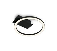 Applique Moderna Frame Plastica Nero Led Integrato 6W 3000K