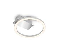 Applique Moderna Frame Plastica Cromo Opaco Led Integrato 5W 3000K