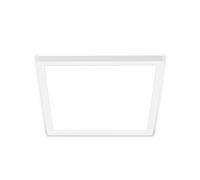 Plafoniera Moderna Tava Plastica Bianco Led Integrato 15W 4000K