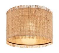 Plafoniera Vintage Borra Metallo Nero 1 Luce E27