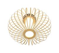 BRILONER - Lampada da Soffitto in Bambù per Soggiorno, Plafoniera in Legno, Boho, Decorazione Camera da Letto, Attacco E27, 40 cm