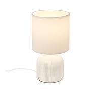 Lampada Da Tavolo Contemporanea Ino Ceramica Bianco 1 Luce E14