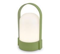 Briloner - Lampada da tavolo LED senza fili IP44, touch, dimmerabile, batteria sostituibile, lampada da comodino, lettura, LED, campeggio, lampada a batteria, esterno, 9x8x15,5 cm, verde lime