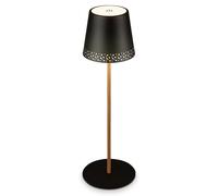 Lampada Da Tavolo Moderna Kiki Metallo Nero Led Integrato 2,6W 3000K