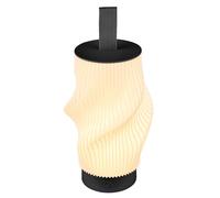 BRILONER - Lampada da tavolo senza fili LED IP44 con controllo touch, dimmerabile, luce bianco caldo, batteria sostituibile, lampada da scrivania senza fili, comodino, 14 x 28 cm, nero