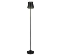 Briloner - Lampada da terra a batteria LED 3 in 1, dimmerabile, touch, lampada da terra LED per esterni, lampada da terra LED a batteria, nero
