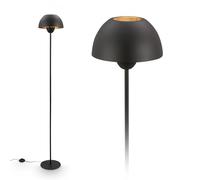 BRILONER - Lampada da terra con interruttore a pedale, attacco E27, max. 10W, piantana lampada da terra, lampada da terra salotto, lampada soggiorno da terra, 25 x 156,5 cm, nero