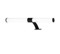BRILONER Lampada LED a Specchio per Bagno, Lampada a Specchio 2 In 1, Lampada da Mobile, Lampada da Parete, Ip44, Colore Luce Bianca Neutra, 6W, Nero, 40 cm