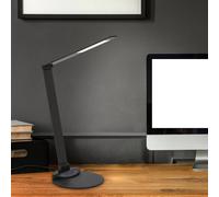 Briloner Lampada LED da scrivania Haiti touchdim CCT nero Briloner