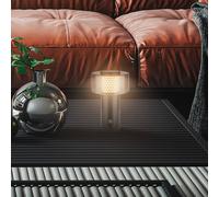Briloner Lampada LED da tavolo a batteria Brilo unplugged Gila, oro/nero 21 cm Briloner