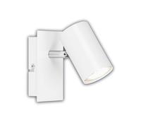 Briloner - EEK A Lampada da parete, orientabile, 3000K bianco caldo, 2W, 450 lumen, circa 50.000h di luce, lampada da soggiorno, lampada da cucina, lampada da corridoio, camera da letto, bianco