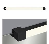 Briloner Lampada Parete LED Specchio Bagno Nero 58cm IP44 10W Neutralweiß