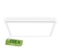 BRILONER - Lampada soffitto LED, CEE A sorgente luminosa, 14W 3000 lm, design ultrasottile, luce indiretta, pannello luminoso moderno, illuminazione soggiorno, cucina, camera, 42x42x3 cm, bianco