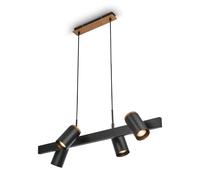 BRILONER - Lampadario a sospensione con faretti orientabile, 4 x attacco GU10, lampada da soffitto, lampada a sospensione, tavolo da pranzo, lampada da cucina, lampada da pranzo, 80 x 24,9 x 120 cm