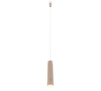 BRILONER - Lampadario a sospensione LED a batteria, touch, dimmerabile, regolabile in altezza, bianco caldo, senza presa elettrica, lampadario cucina, soggiorno, cameretta, 4,5 x 160cm, Beige
