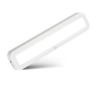 BRILONER - Lampade sottopensile per cucina led senza fili con sensore di movimento, luce bianco neutro e montaggio adesivo, lampada sottopensile batteria, lampada cucina, 30,5 x 6,5 x 2 cm, bianco