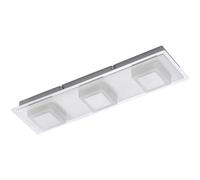 Briloner LED Applique Plafoniera Argento 44cm 3 X 5W 1200lm Bianco Caldo 3000K [EEK: G]