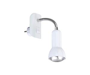 Briloner Leuchten 2739-016P - Lampada da lettura, 1 x E14, colore: Bianco