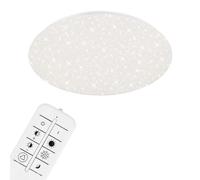 Plafoniera Moderna Verb Plastica Bianco Led Integrato 38W 3000/4000/6000K