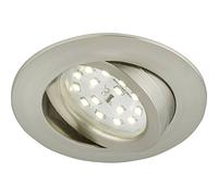 Briloner Leuchten 7209-012 Luci da Incasso, Plastica, Integrated, 5 Watts, Satinati
