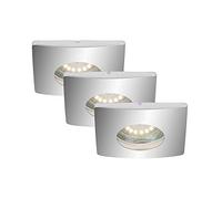Briloner Leuchten 7239-038 Faretto Incasso LED, Metallo, Cromo, 4 watts