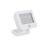 Applique Esterno Moderno Lero Outdoor Plastica Bianco Led Integrato 2,9W 6500K
