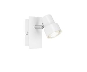 BRILONER Leuchten - Faretto da soffitto a LED, 1 lampadina, lampada girevole e inclinabile, 1x GU10, 5 Watt, 460 Lumen, 3.000 Kelvin, bianco