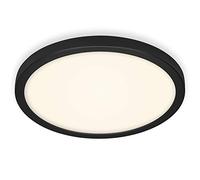 Briloner Leuchten - Lampada a LED da soffitto, plafoniera 24,5 Watt, 2.400 Lumen, 4.000 kelvin, bianco-nero, Ø 40,5cm