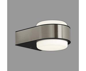 Briloner Leuchten - Lampada da esterno a LED, lampada da esterno, applique da esterno, IP44, 6,5 Watt, 650 Lumen, 4.000 Kelvin, acciaio inox, 144x104x69mm (LxLxH), 3035-012