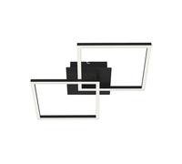 Briloner Plafoniera LED Frame 2 luci Switch dim nero Briloner