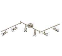 Briloner Leuchten, Lampada LED da soffitto, attacco GU10, orientabile, 6 luci