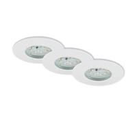 BRILONER - SET 3 FARETTI DA INCASSO FISSO LED 3X5W 400LM IP44