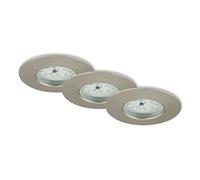 BRILONER - SET 3 FARETTI DA INCASSO 3X5W 400LM FISSO IP44