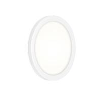 BRILONER Luce LED, Lampada da Parete da Esterno con retroilluminazione, 8 Watt, 1.200 Lumen, 4.000 Kelvin, Bianca, Rotonda, Ø 21cm 8 W