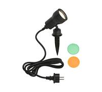 Briloner Faretto a LED con picchetto Terra con filtro colore incluso Briloner
