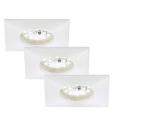 Briloner Leuchten Luci da Incasso, Bianco, 3 unit