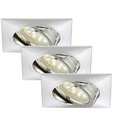 Briloner Leuchten Luci da Incasso Integrata, 5 W, Cromo, 5 unit