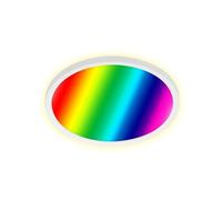 Briloner Pannello LED Slim effetto RGBW Ø29,3cm bianco Briloner