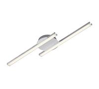 Applique Moderna Go Metallo Argento Led Integrato 12W 3000K 1200Lm