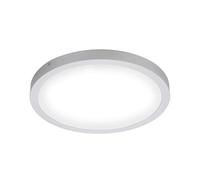 BRILONER Plafoniera LED, Lampada, Luce da soffitto 24,5 Watt, 2.400 Lumen, 4.000 Kelvin, Rotonda, Cromo, 405x32mm (DxH) 4000 W, Effetto Cromato-Opaco