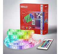 Briloner Strip RGB-LED Mea 5 m incl. telecomando IR Briloner