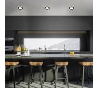 Briloner Luci da incasso a LED Gima, nero, 3.000 K, set da 3 7988035