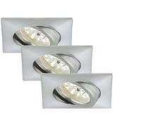 BRILONER Luci da Incasso Integrata, 5 W, Alluminio, set da 3 pz, 3 unità